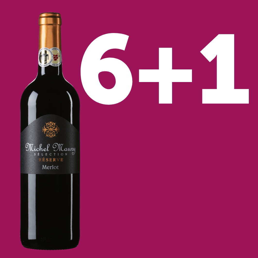 6+1 geschenkt -  Weine